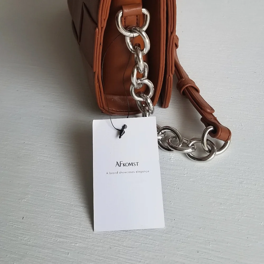 AFKOMST Weave Crossbody Handbag